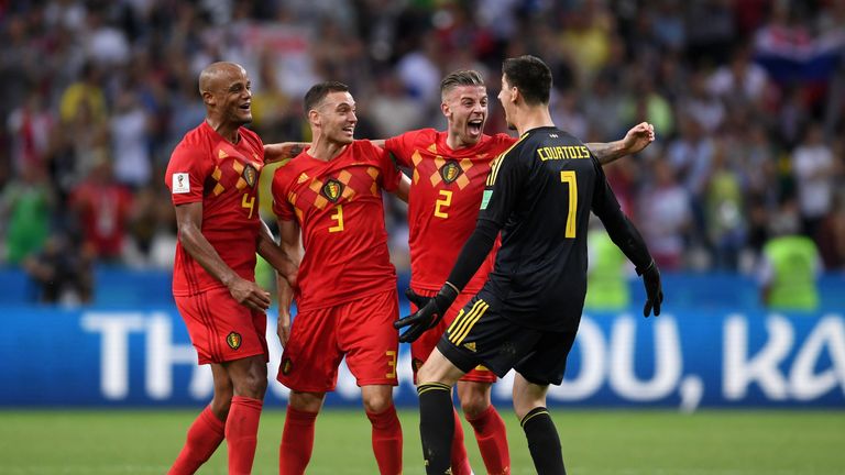 Belgium beat Brazil 2-1 in the World Cup quarter-final