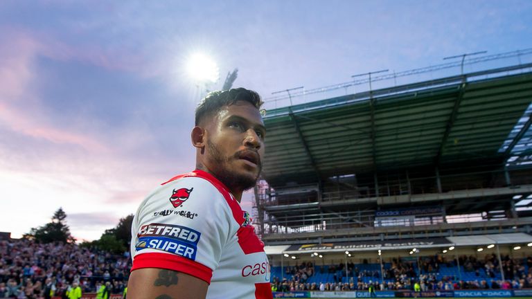 St Helens' Ben Barba.