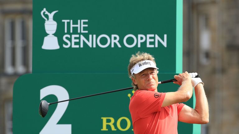 Langer posted a three-under 69 on Friday