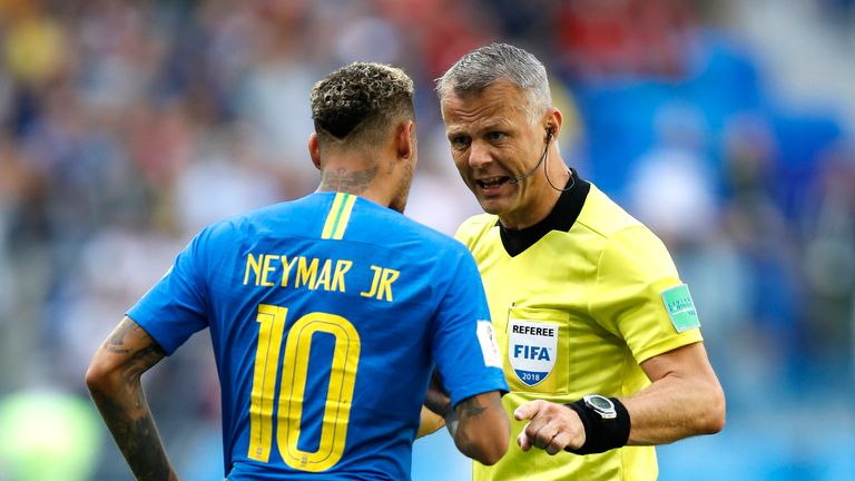  during the 2018 FIFA World Cup Russia group E match between Brazil and Costa Rica at Saint Petersburg Stadium on June 22, 2018 in Saint Petersburg, Russia.