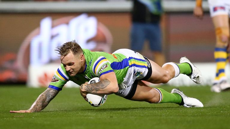 Blake Austin has scored 42 tries in 114 appearances in the National Rugby League
