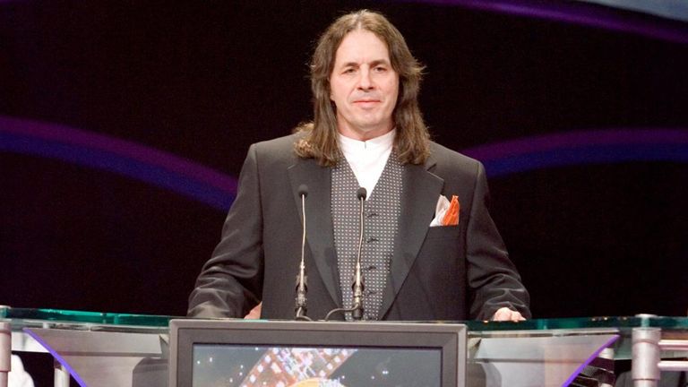 Bret Hart was inducted into the WWE Hall of Fame in 