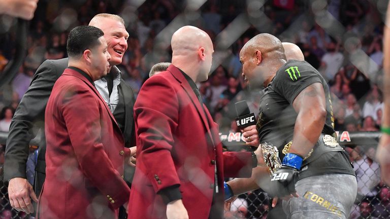 Brock Lesnar is in line to return to UFC to face heavyweight champion Daniel Cormier