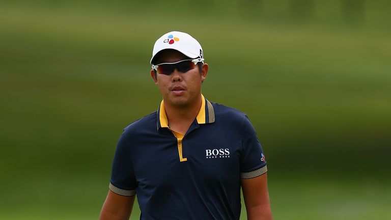 Byeong-Hun An during the third round at the RBC Canadian Open at Glen Abbey Golf Club on July 28, 2018 in Oakville, Canada.