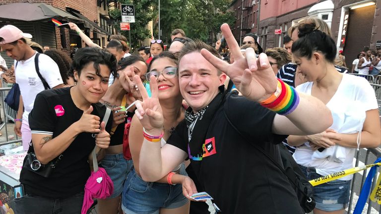 Conner Mertens, Outsports Pride, New York City Pride Parade