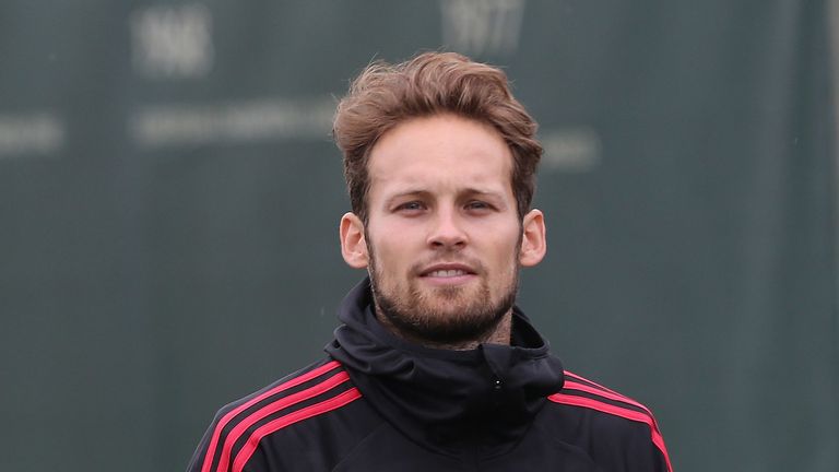Daley Blind at Aon Training Complex on July 13, 2018 in Manchester, England.