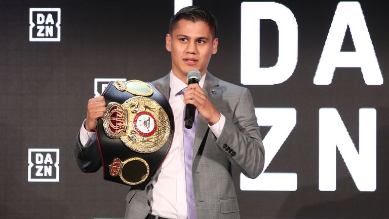 July 17, 2018 -- New York, New York, U.S.A  -- Images from the press oonference announcing the first series of Matchroom Boxing shows on DAZN.  Mandatory Credit: Ed Mulholland/Matchroom Boxing USA
