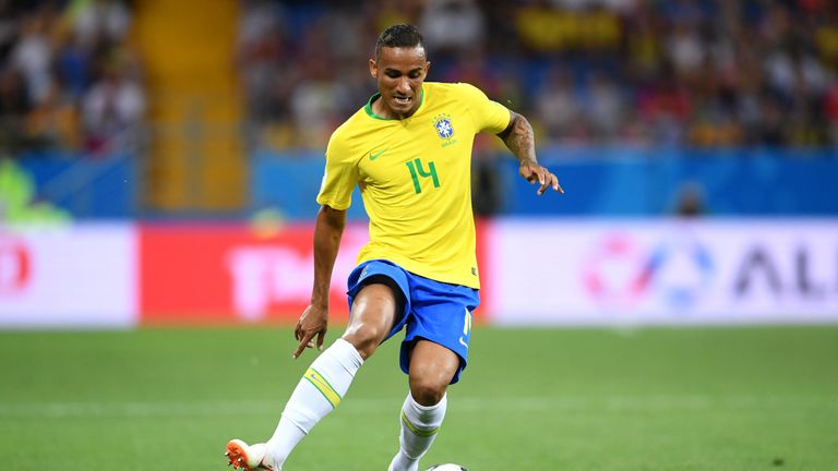 Danilo during the 2018 FIFA World Cup Russia group E match between Brazil and Switzerland at Rostov Arena on June 17, 2018 in Rostov-on-Don, Russia
