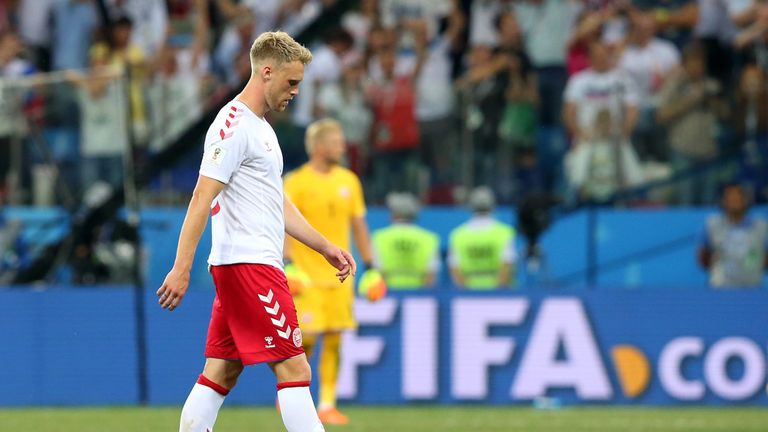 Nicolai Jorgensen was brought on as a substitute in the loss to Croatia, and failed to convert his penalty in the shootout