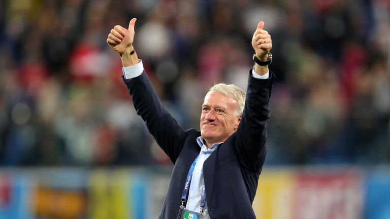  during the 2018 FIFA World Cup Russia Semi Final match between Belgium and France at Saint Petersburg Stadium on July 10, 2018 in Saint Petersburg, Russia.