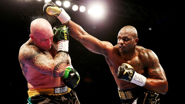 Dillian Whyte has displayed power ahead of Saturday's fight with Joseph Parker