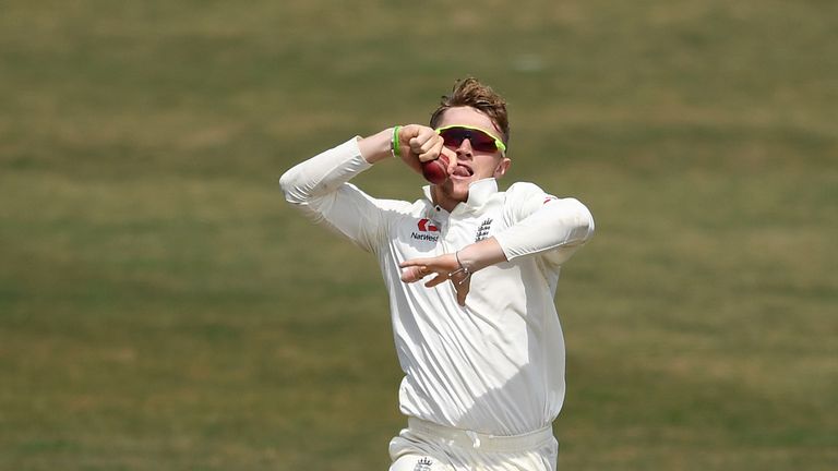 during the tour match between England Lions and India A at New Road on July 19, 2018 in Worcester, England.