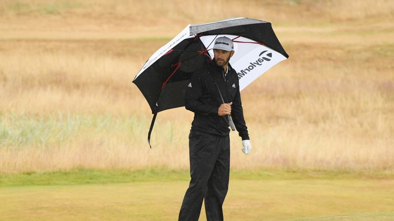during the second round of the 147th Open Championship at Carnoustie Golf Club on July 20, 2018 in Carnoustie, Scotland.
