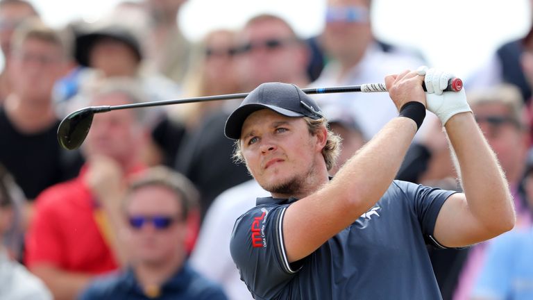 during the final round of the 147th Open Championship at Carnoustie Golf Club on July 22, 2018 in Carnoustie, Scotland.