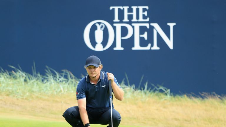 during the final round of the 147th Open Championship at Carnoustie Golf Club on July 22, 2018 in Carnoustie, Scotland.