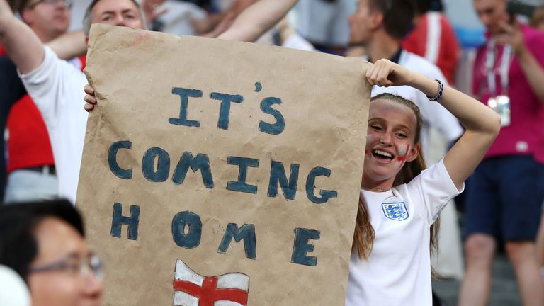  during the 2018 FIFA World Cup Russia Quarter Final match between Sweden and England at Samara Arena on July 7, 2018 in Samara, Russia.