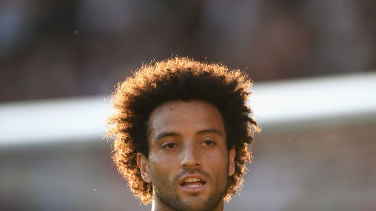 Felipe Anderson during a friendly match between Aston Villa and West Ham United at Banks' Stadium on July 25, 2018 in Walsall, England.