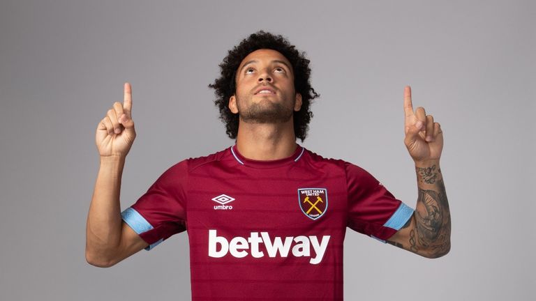 Felipe Anderson has joined West Ham on a four-year deal from Lazio for a club-record fee (Credit: WHUFC.com)