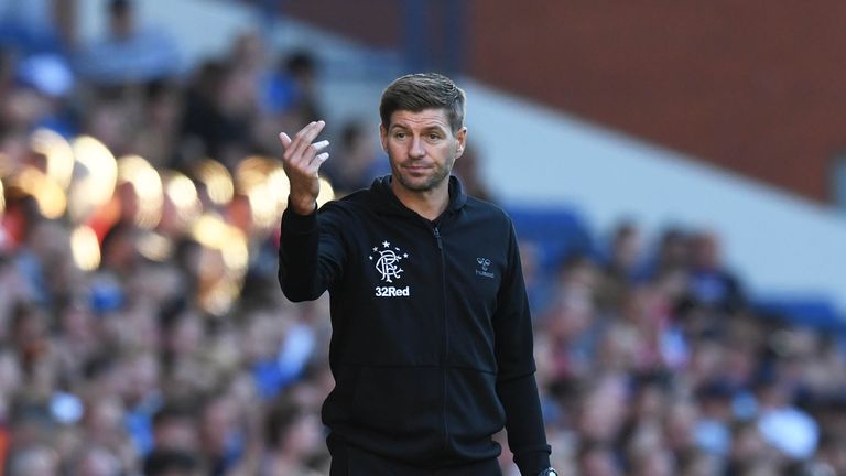 Rangers manager Steven Gerrard