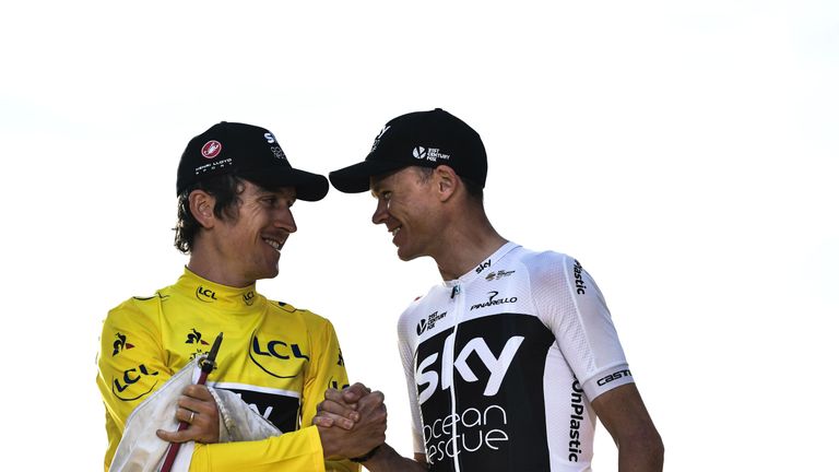 Chris Froome (right)