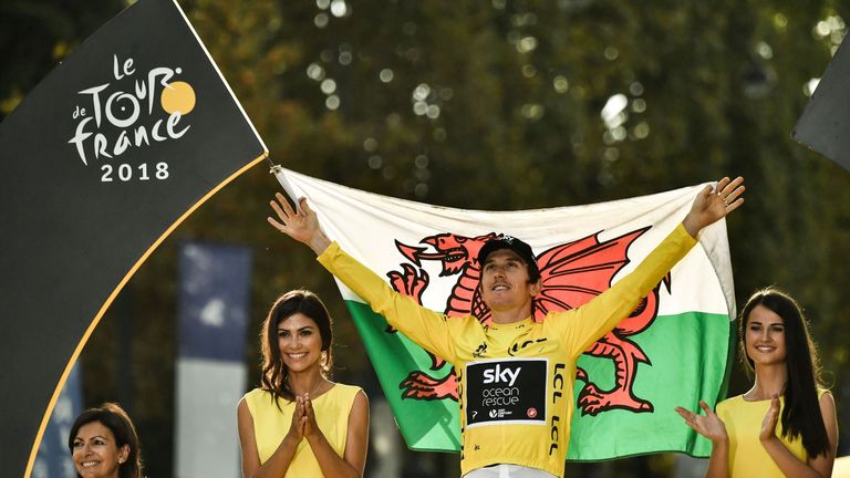 Geraint Thomas is the first Welshman to win the Tour de France