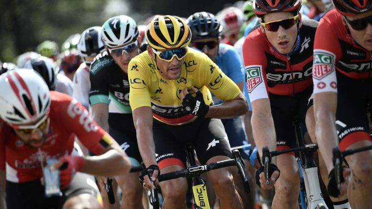 Greg Van Avermaet retained the yellow jersey ahead of stage eight