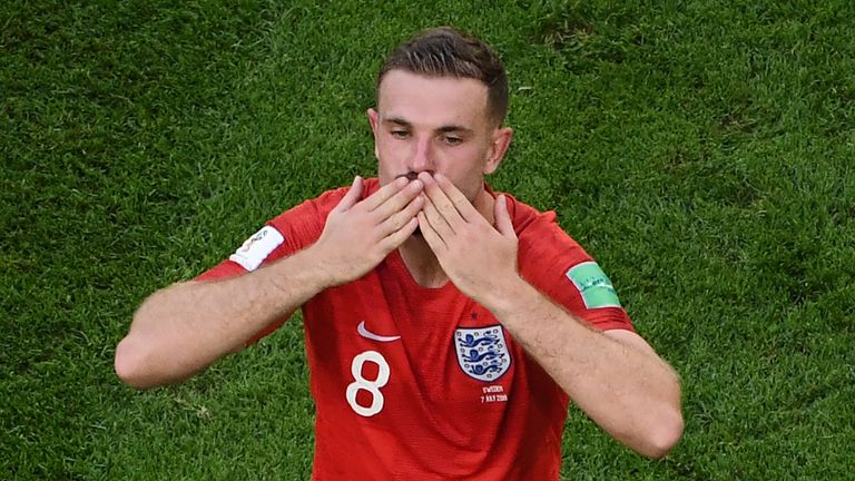 Jordan Henderson had a tight hamstring after England's win over Sweden