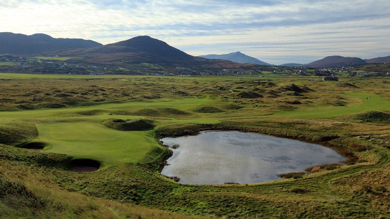 The stunning view from the seventh tee on the Glashedy Links at Ballyliffin