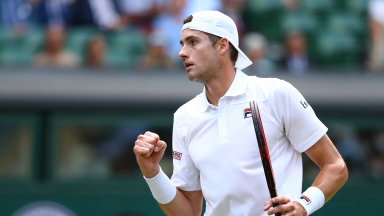 John Isner achieved a career-high ranking of No. 8 in July