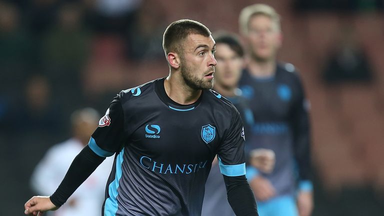 Jack Hunt in action for Sheffield Wednesday.