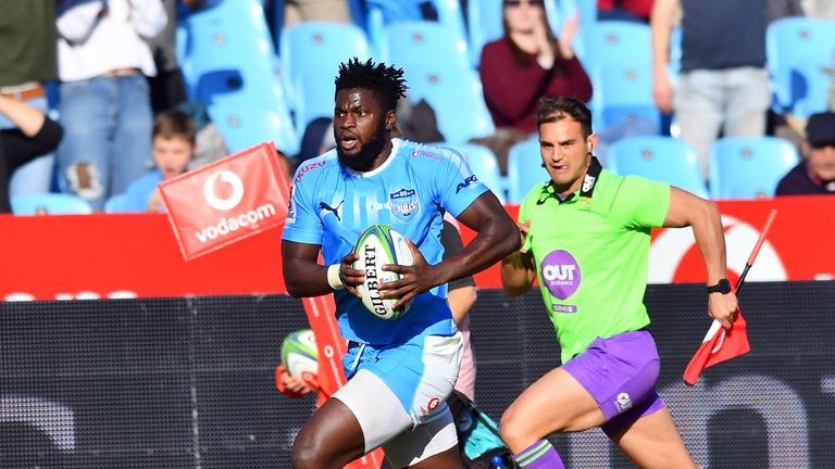 Jamba Ulenga scored two tries for the Bulls on Saturday