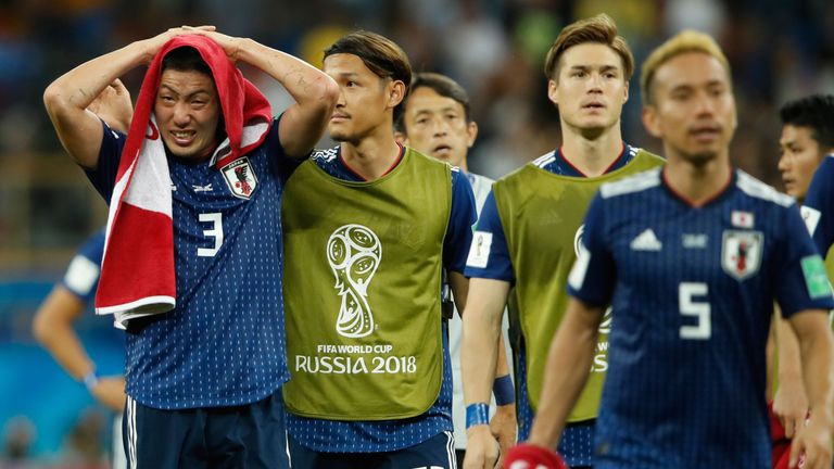 Heart break for Japan as Belgium's last minute winner send them home