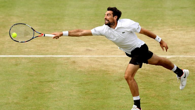 Jeremy Chardy pushed Novak Djokovic all the way at Queen's Club