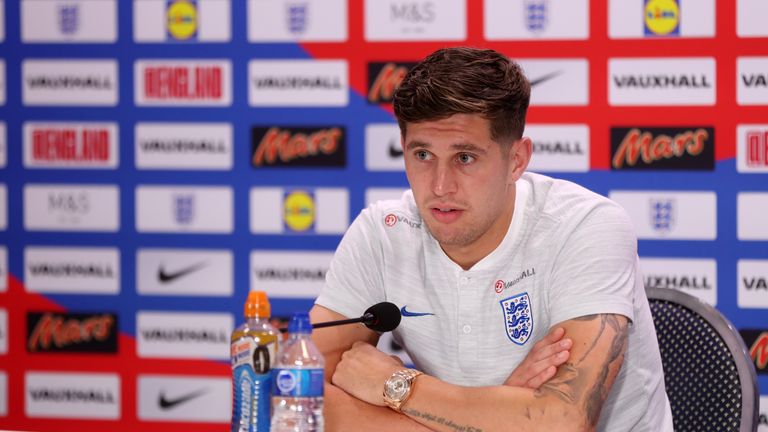  during a press conference at Repino Cronwell Park Hotel on July 5, 2018 in Saint Petersburg, Russia.