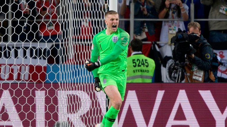 Peter Shilton praises Jordan Pickford penalty save for England against Colombia Football News Sky Sports