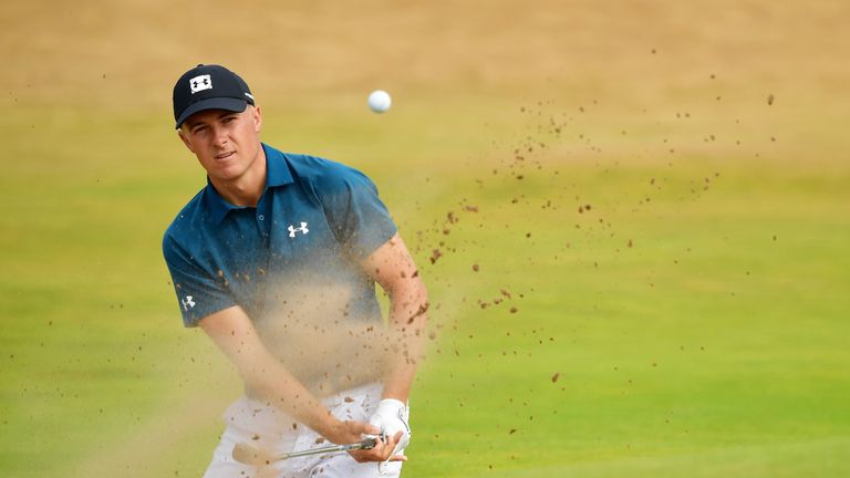 during the third round of the 147th Open Championship at Carnoustie Golf Club on July 21, 2018 in Carnoustie, Scotland.