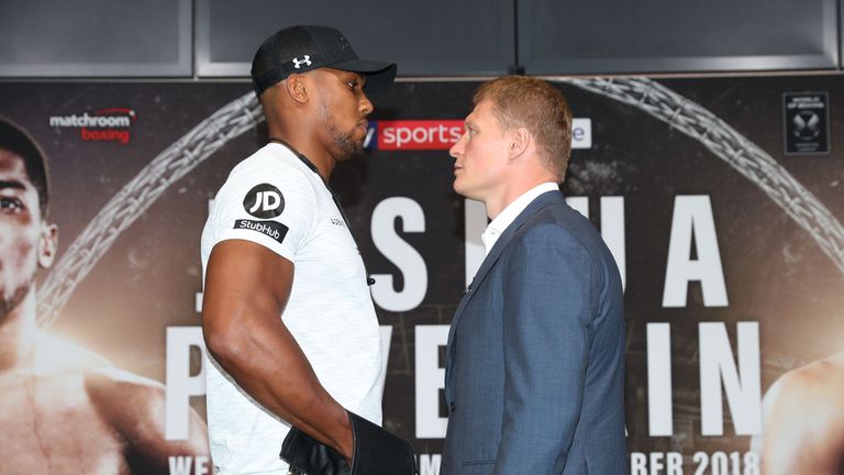 Joshua and Poverkin went head-to-head on Wednesday