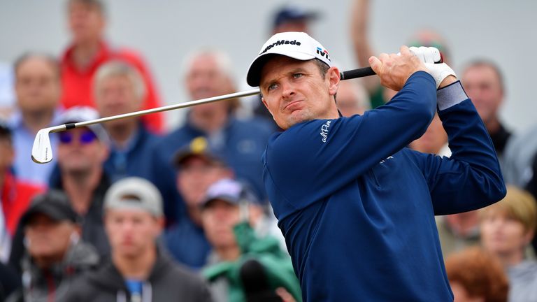 Justin Rose is out early on Saturday after just making the cut
