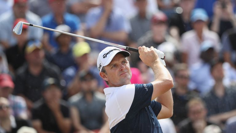 during the final round of the 147th Open Championship at Carnoustie Golf Club on July 22, 2018 in Carnoustie, Scotland.
