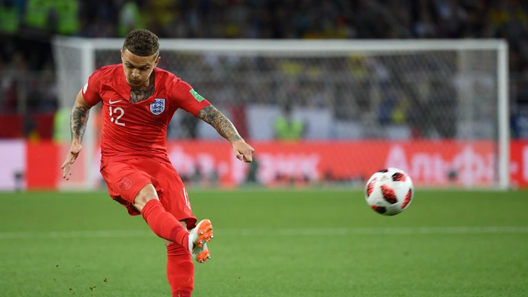 Only three players have created more chances than Kieran Trippier at the World Cup so far