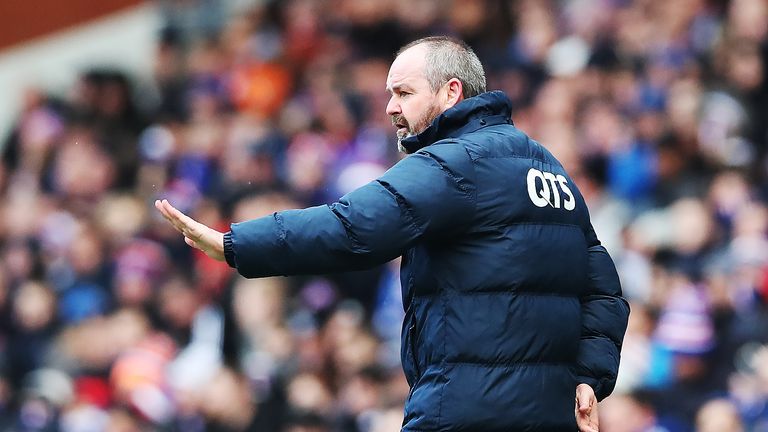 GLASGOW, SCOTLAND - MARCH 17: Kilmarnock manager Steve Clarke is seen during the Ladbrokes Scottish Premiership match between Rangers and Kilmarnock at Ibrox Stadium on March 17, 2018 in Glasgow, Scotland. (Photo by Ian MacNicol/Getty Images).