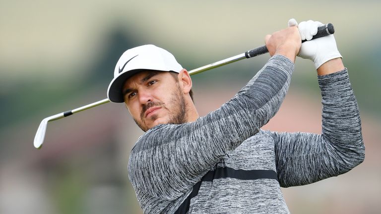 Brooks Koepka is another member of a strong American contingent in Scotland