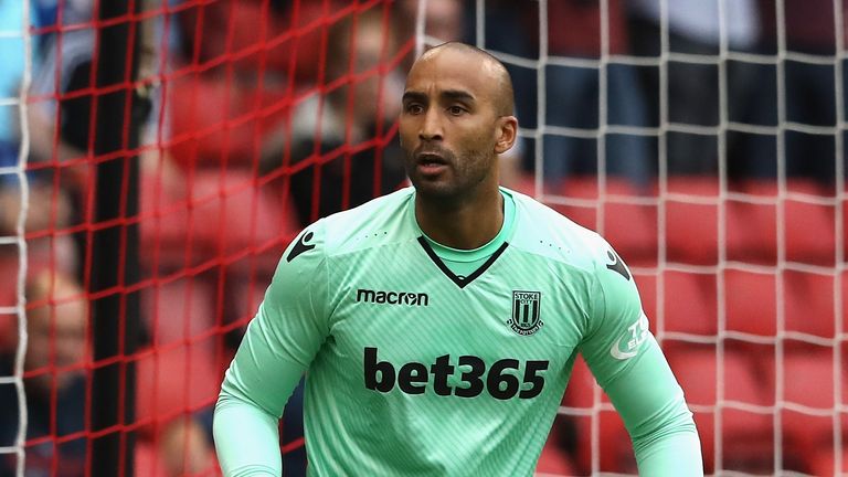 Lee Grant made three Premier League appearances for Stoke last season