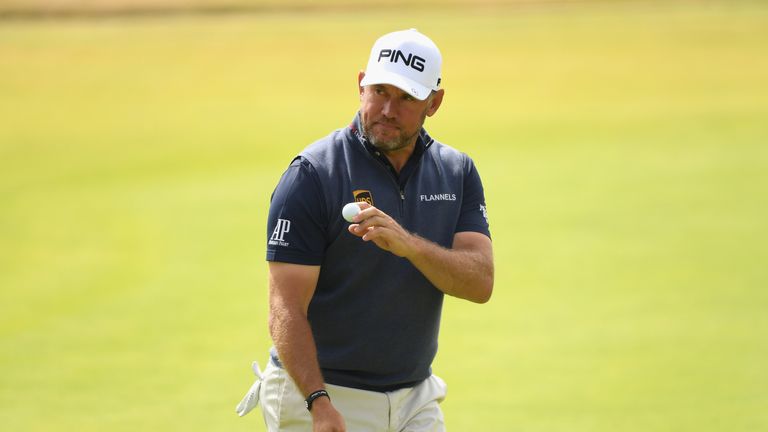 Lee Westwood during the third round of the 147th Open Championship at Carnoustie Golf Club on July 21, 2018 in Carnoustie, Scotland.
