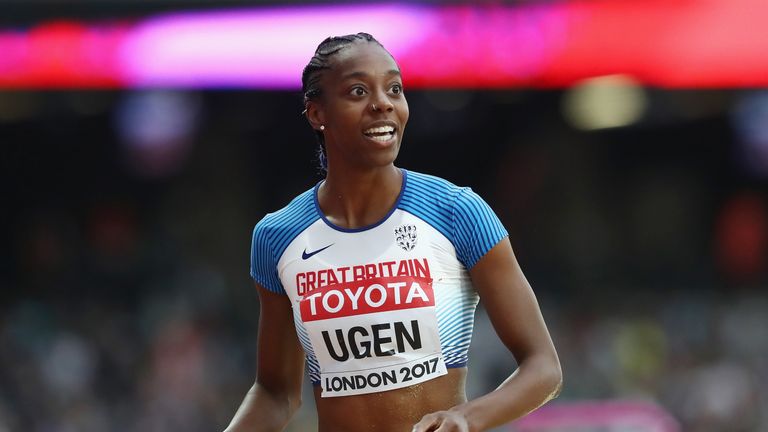 Lorraine Ugen aims for glory at this weekend's Athletics World Cup