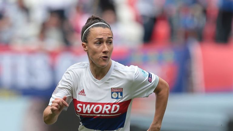 Lucy Bronze during UEFA Women's Champions League, Semi Final Second Leg match between Olympique Lyonnais and Manchester City at Groupama Stadium on April 29, 2018 in Lyon, France.