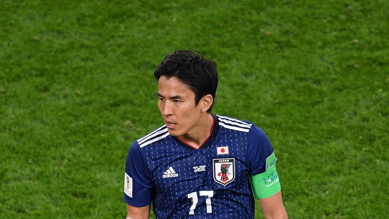  during the 2018 FIFA World Cup Russia group H match between Japan and Senegal at Ekaterinburg Arena on June 24, 2018 in Yekaterinburg, Russia.