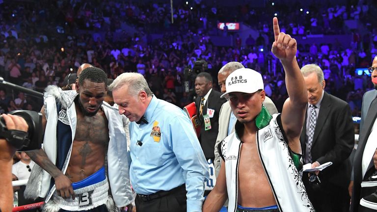 Garcia became a unified world champion at 135lbs