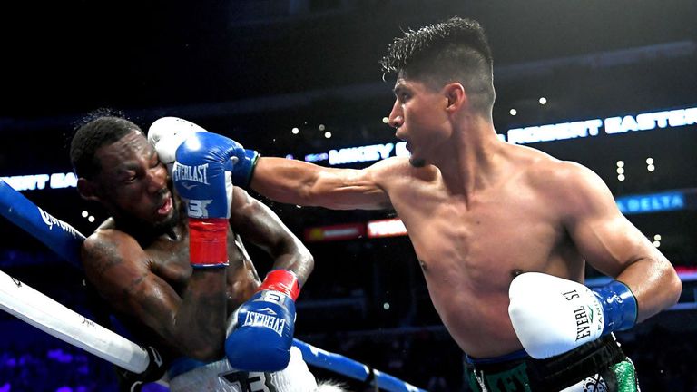 Garcia inflicted a first professional defeat on Easter Jr