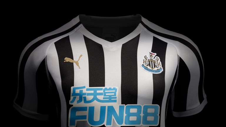 Newcastle United unveil their new home kit for the 2018/19 season (Puma)